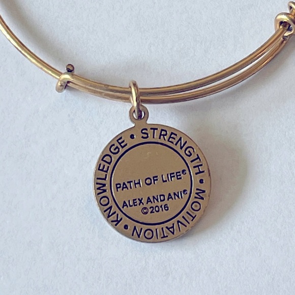 Alex & Ani Path of Life gold bangle - Picture 4 of 5
